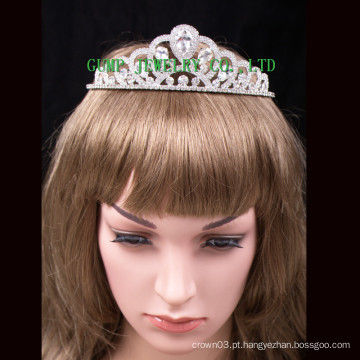 Nova grande coroa de pedra mulheres Crystal Tiara Moda Headwear